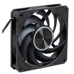 Кулер до корпусу Vinga 12027 PWM 4-pin black - мініатюра 2