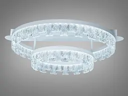 LED-світильник стельовий Diasha MX78205/500+300WH 72W, 2 кільця, 3 режими світла, 50×60 см - мініатюра 4