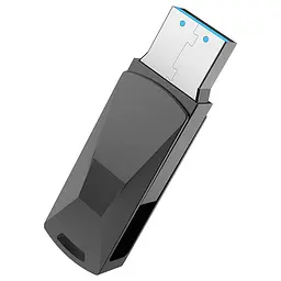 Флеш-накопичувач Hoco UD5 USB 3.0 - 32GB Сірий - мініатюра 2