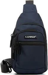 Сумка чоловіча через плече Lanpad Синя - мініатюра 1