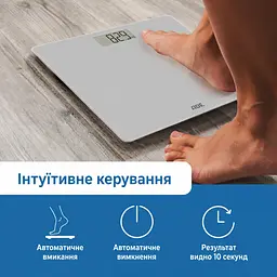 Ваги цифрові підлогові Amina ADE BE2306-3 сріблясті - мініатюра 2