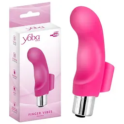 Вібратор на палець Yoba Finger Ecstasy, 9.5 см (рожевий) - мініатюра 3