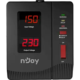 Стабілізатор напруги Njoy Alvis 1000 (AVRL-10001AL-CS01B) AVR, 1 розетка (Alvis 1000) - мініатюра 3