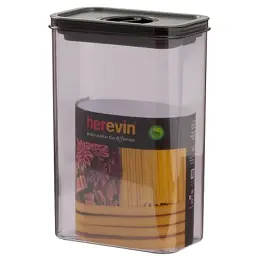Харчовий контейнер Herevin Canister-Vacuum Lid-White-Black вакумна кришка 2.5 л (161189-000) - мініатюра 3