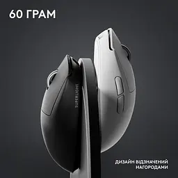 Миша бездротова Logitech G Pro X Superlight 2 Lightspeed Wireless (910-006630) чорна - мініатюра 6