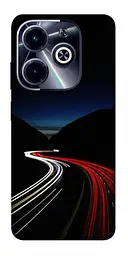 Чохол Demsky Червоно-біла дорога для Infinix Hot 40i