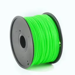 Пластик для 3D друку Gembird, PLA, Green, 1.75 мм, 1 кг (3DP-PLA1.75-01-G)