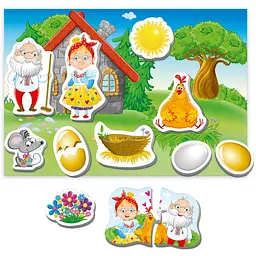 Магнітний театр Vladi Toys Академія розвитку Курочка Ряба укр. мова (VT3206-31) - мініатюра 3