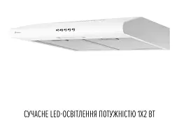 Витяжка Perfelli CLIO 5DM BIANCO - мініатюра 4