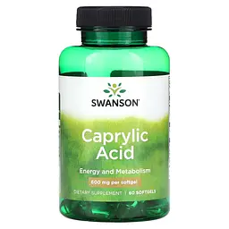 Каприлова Кислота Caprylic Acid 600 мг - 60 софтгель