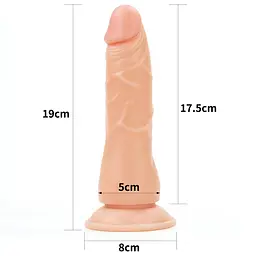 Страпон LoveToy Easy Set As Pic 19 см тілесний - мініатюра 5