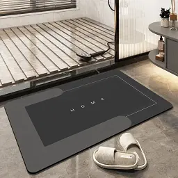 Килимок у ванну вологовбираючий суперпоглинаючий нековзний Bath Mat Super Absorbent (40х60см) - мініатюра 3