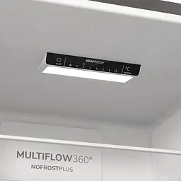 Холодильник з нижньою морозильною камерою Gorenje NRK6191ES4 сірий (NRK6191ES4) - мініатюра 9