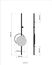 Настінне бра Babich Studio Mid B 1200 other any color - мініатюра 6