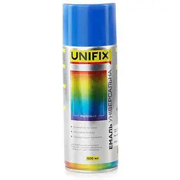 Фарба аерозольна UNIFIX 400мл синій акрилова універсальна RAL 5010