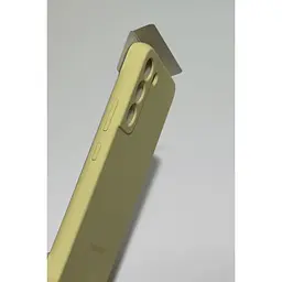 Оригінальний силіконовий чохол Silicone Cover для Samsung Galaxy S22 Yellow Black EF-PS901TYEGRU S901 - мініатюра 7