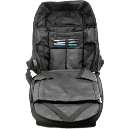 Рюкзак шкільний Optima 18.5" USB Anti-Theft унісекс 0.7 кг 16-25 л Синій (O96917-02) - мініатюра 5