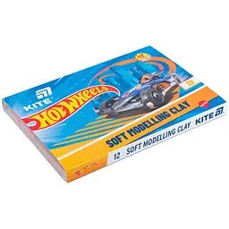 Пластилін восковий Kite Hot Wheels 12 кольорів 240 г (HW25-1086-1)