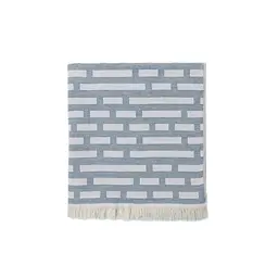Рушник жаккардовое Buldans - Palmira purple grey сірий 90x170