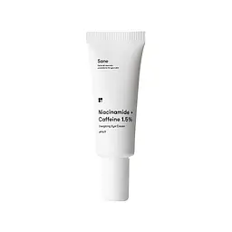 Крем для шкіри навколо очей Sane Niacinamide + Caffeine 1.5% Energizing Eye Cream Від темних кіл і набряків З кофеїном 10 мл (4820266830144)