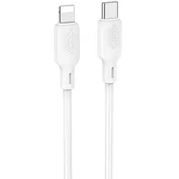 Дата кабель Borofone BX113 Lenny Type-C to Lightning 27W (1m) White