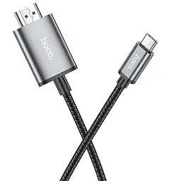 Перехідник Hoco UA27 HD Type-C to HDMI (2m) Metal gray - мініатюра 6