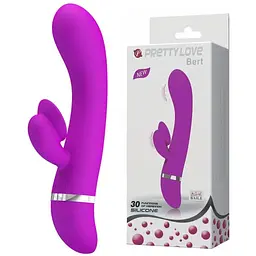 Вібратор кролик Pretty Love Bert 18.8x3.5 см фіолетовий