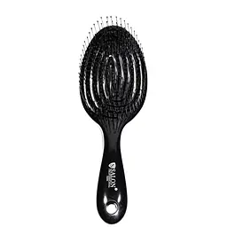 Щітка для волосся продувна Salon Professional масажна, чорна