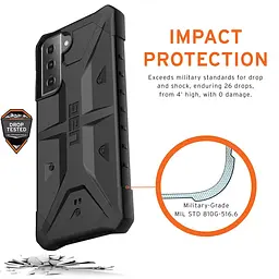 Чохол оригінальний протиударний UAG Pathfinder Original (212827114040) Samsung Galaxy S21 Plus (6.7") Black - мініатюра 7