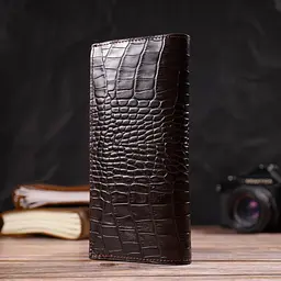 Чоловічий шкіряний гаманець Canpellini 9х18,8х1 см acs0025601 - мініатюра 7