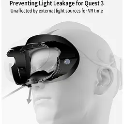 Маска VRKOOBI Adjustable Face Replacement для Meta Quest 3 Black [141633] - мініатюра 6