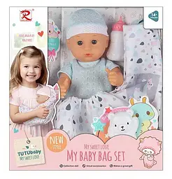 Пупс Tutu Baby 30 см п'є та ходить на горщик з аксесуарами 6323