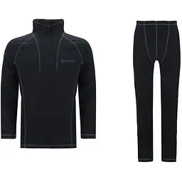 Комплект термобілизни Viverra Soft Warm ZIP Black S (1102-РБ-2230151)