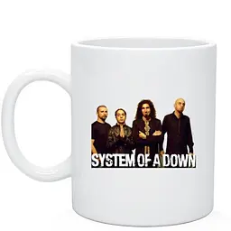 Кухоль GeekLand System Of A Down MD307 330 мл сірий - мініатюра 2