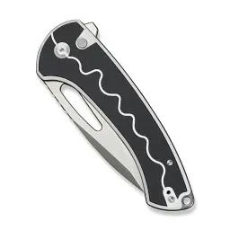 Ніж Sencut Squiggy, White/Black G10, Satin (S24082A-1) - мініатюра 4