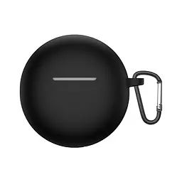 Силіконовий чохол для навушників OPPO Enco Buds2, Hang Case, чорний, ультратонкий захисний кейс товщиною 2 мм, захист від подряпин, пилу та ударів, компактний, з карабіном для кріплення, ArmorStandart (ARM71109)