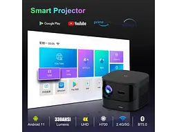 Короткофокусний проектор H96 MAX B12 Black (B12) - мініатюра 10