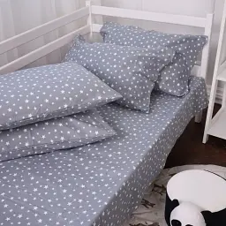 Підковдра MirSon Фланель 012 Grey Stars 110х140 см (2200009653230) - мініатюра 10