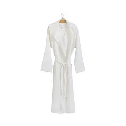 Халат Lotus Home - Rius off white молочний S/M - мініатюра 7