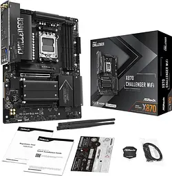 Материнська плата ASRock X870 CHALLENGER WIFI (X870 CHALLENGER WIFI) (Socket AM5, AMD X870, ATX) - мініатюра 2
