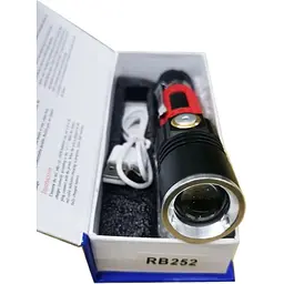 Ліхтар ручний RB-252 акумуляторний із зумом P50 Micro-USB 18650 Zoom - мініатюра 5