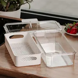 Лоток органайзер для зберігання продуктів Yiwu HP-27-12 пластиковий  - мініатюра 3