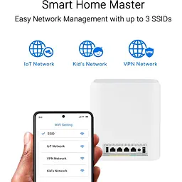 MESH-система ASUS WiFi-Mesh ZenWiFi BT8 BE14000, 1xGE LAN, 1x2.5GE LAN, 1x2.5GE LAN, 1xUSB 3.0, 3мод, білий (90IG0930-MO3B40) - мініатюра 13