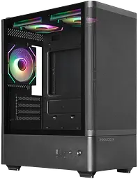 Корпус Prologix Lumi GM-01MAB Mesh ARGB Black - мініатюра 2