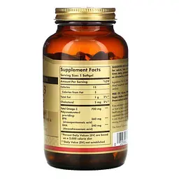 Омега-3 (риб'ячий жир) Solgar Omega-3 EPA & DHA 700 мг 120 гел капс - мініатюра 2