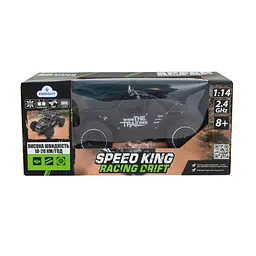 Автомобіль OFF-ROAD CRAWLER з р/к - RACE (матовий чорний, метал. корпус, акум.6V, 1:14) Sulong Toys SL-309RHMBl - мініатюра 2