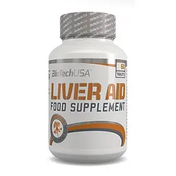 Натуральна добавка Liver Aid, 60 таблеток BioTech fit0019599
