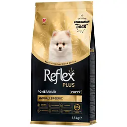 Сухий корм для цуценят породи померанський шпіц Reflex Plus Pomeranian Puppy повноцінний та збалансований 1.5 кг - мініатюра 2