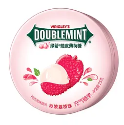 Драже Wrigley's Doublemint Crispy Mint Candy Lychee Flavor 25г