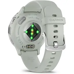 Смарт-годинник Garmin Venu 3S Silver Stainless Steel Bezel with Sage Gray Case and Silicone Band (010-02785-01/51) [111836] - мініатюра 3